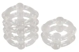 You2Toys Looping Silicone Ring Set 2pcs Flexible Transparent TPE 2.5cm