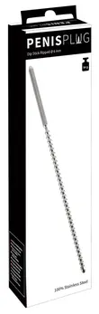 Mystim Dip Stick Ripped 6mm Stainless Steel Urethral Sound 24cm