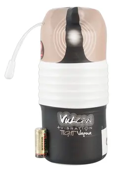 Vulcan Intimate Machine Vibrating Tight Model 15cm Black/Beige