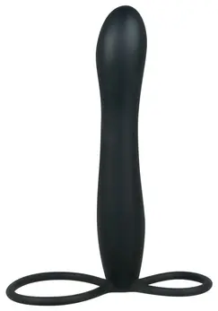 You2Toys Anal Plug Silicone Black 15 cm Dual Loop System