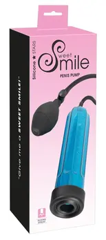 Sweet Smile Cool Blue Intimate Training Pump with Measurement Scale, 24 cm