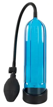 Sweet Smile Cool Blue Intimate Training Pump with Measurement Scale, 24 cm