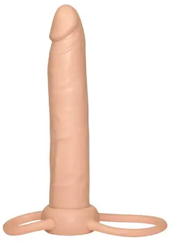 You2Toys Anal Special Black Intimate Device with Dual Rings 16cm TPR