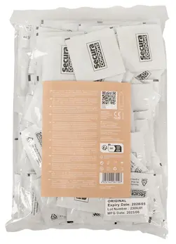 Secura Original Classic 100pcs Vegan Smooth Latex Condoms 52mm