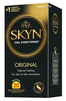Manix SKYN Original 20pcs Polyisoprene Ultra-Thin Vegan Condoms