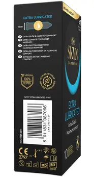Manix Skyn Extra Lubricated 10pcs - Ultra-Thin Polyisoprene Vegan Condoms