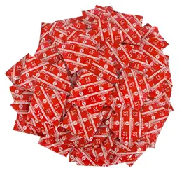 London Red Strawberry Flavour 100-Pack Condoms, Nominal Width 56mm