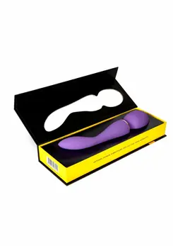 Alluvion XLR8 Wand Dual Motor Flexible Rechargeable Massager Black