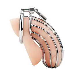 Blueline Prisoner Stainless Steel Chastity Device with Lock System