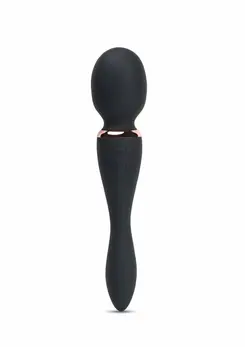 Alluvion XLR8 Wand Dual Motor Flexible Rechargeable Massager Black