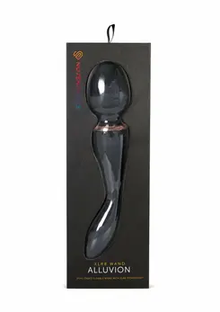 Alluvion XLR8 Wand Dual Motor Flexible Rechargeable Massager Black