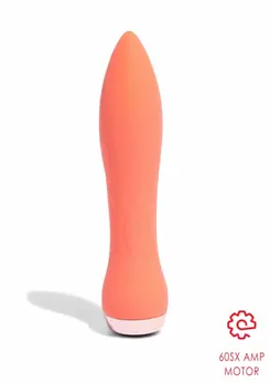 Sensuelle Silicone 60SX AMP Bullet Intimate Massager, 12 Modes, Purple