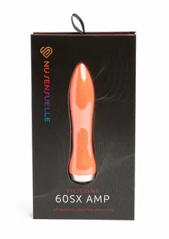 Sensuelle Silicone 60SX AMP Bullet Intimate Massager, 12 Modes, Purple