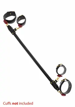 TABOOM Wild Roses Spreader Bar Gold Accents Faux Leather 40cm