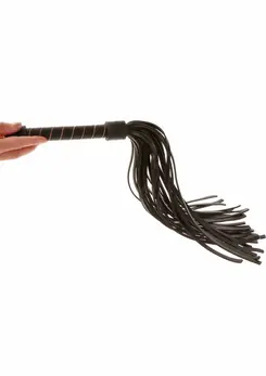 TABOOM Studded Whip Black & Gold Vegan PU Leather Lightweight Model