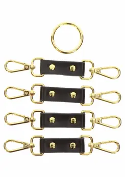 TABOOM Hogtie Restraint System - Durable Black Bondage Accessory