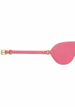 Taboom Malibu Blindfold Pink Vegan PU Leather Adjustable Strap
