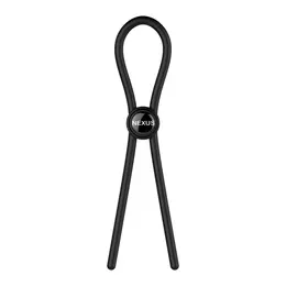 Nexus Forge Adjustable Silicone Lasso Ring Black 30 cm