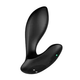 Nexus Duo Plug Remote Control Silicone System Small Black 98mm