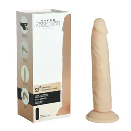 Naked Addiction Silicone Bendable System Dual Layer Vanilla 22.8cm