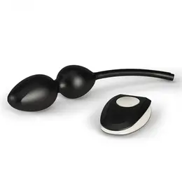 Mystim Jane Untamed Pelvic Trainer Black 20.8cm Silicone Vibration