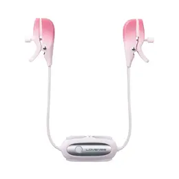 Lovense Gemini Smart Wearable Vibrating Clamps, App-Controlled, Black