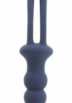 TABOOM Silicone Whip & Plug - 4-Tail Silicone Whip with Beaded Handle