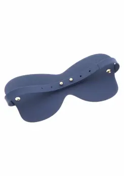 TABOOM Silicone Blindfold - Adjustable Soft Black Eye Mask