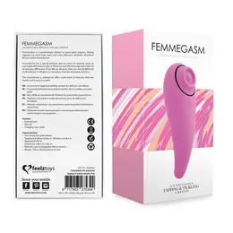 FeelzToys FemmeGasm Dual Motor Tapping & Vibration Device Pink 140mm