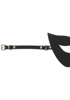 TABOOM Dona Cat Mask Black - Elegant Costume Accessory for Roleplay