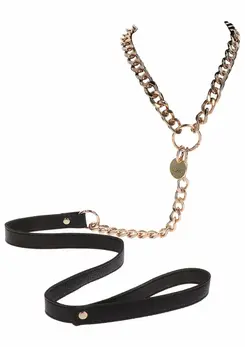 TABOOM Dona Statement Leash - High-Quality Black Restraint Accessory