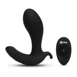 b-Vibe Expand Plug Remote-Controlled Flexible Anal Device Black