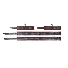 Sportsheets Saffron Thigh & Wrist Restraint Set, Adjustable Faux Leather