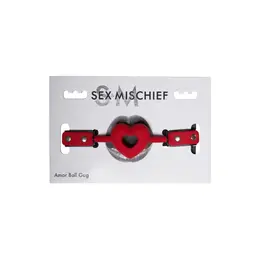 Sportsheets S&M Amor Adjustable Heart-Shaped Ball Gag Pink