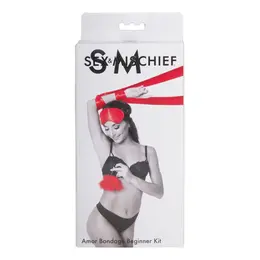 Sportsheets Sex & Mischief Amor Intro Bondage Set Satin Pink Edition