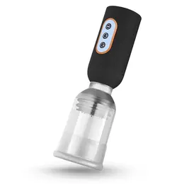 CRUIZR CS07 Advanced Vibrating Intimate Pump - 5 Modes, Transparent, 24.1cm