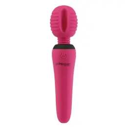 PalmPower Groove Mini Wand Fuchsia - Compact USB Rechargeable Massager