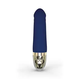 Mystim Real Deal Neal Blue - Anatomical Intimate Silicone Device, Large