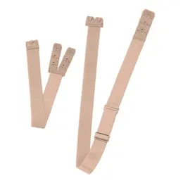 Bye Bra Low Back Straps 2-Hook - Adjustable Comfort System, One-Size