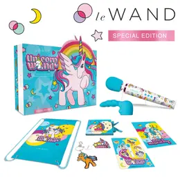 Le Wand Unicorn Wand Set - 8-Piece Vibrating Massager Kit, Rainbow Edition