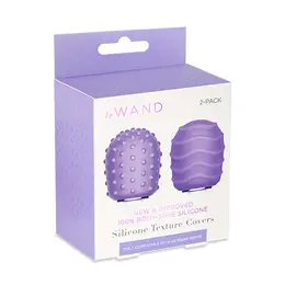 Le Wand Petite Silicone Texture Covers Set - Spiral & Droplet Design