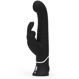 Happy Rabbit G-Spot Stroker Black - Silicone Rechargeable Intimate Machine