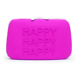 Happy Rabbit Storage Zip Bag Large Silicone Purple 25.4x17.8cm