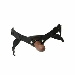 Sportsheets Everlaster Stud Harness - Adjustable Comfort System, Black