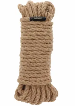 TABOOM Hemp Rope 10 Meter 7mm Natural Durable Bondage Cord