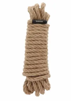 TABOOM Hemp Rope 5 Meter 7 mm - Durable Natural Fiber Bondage Rope