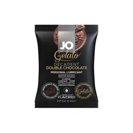JO Gelato Double Chocolate Flavored Lubricant Sachet 5 ml
