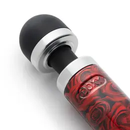 Doxy Die Cast 3R Rechargeable Wand Massager Rose Pattern, Aluminium