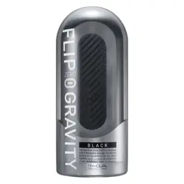 Tenga Flip Zero 0 Gravity Black - Advanced Reusable Intimate Device