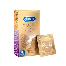 Durex Nude No Latex Intimate Protection Condoms 10 pcs Ultra Thin